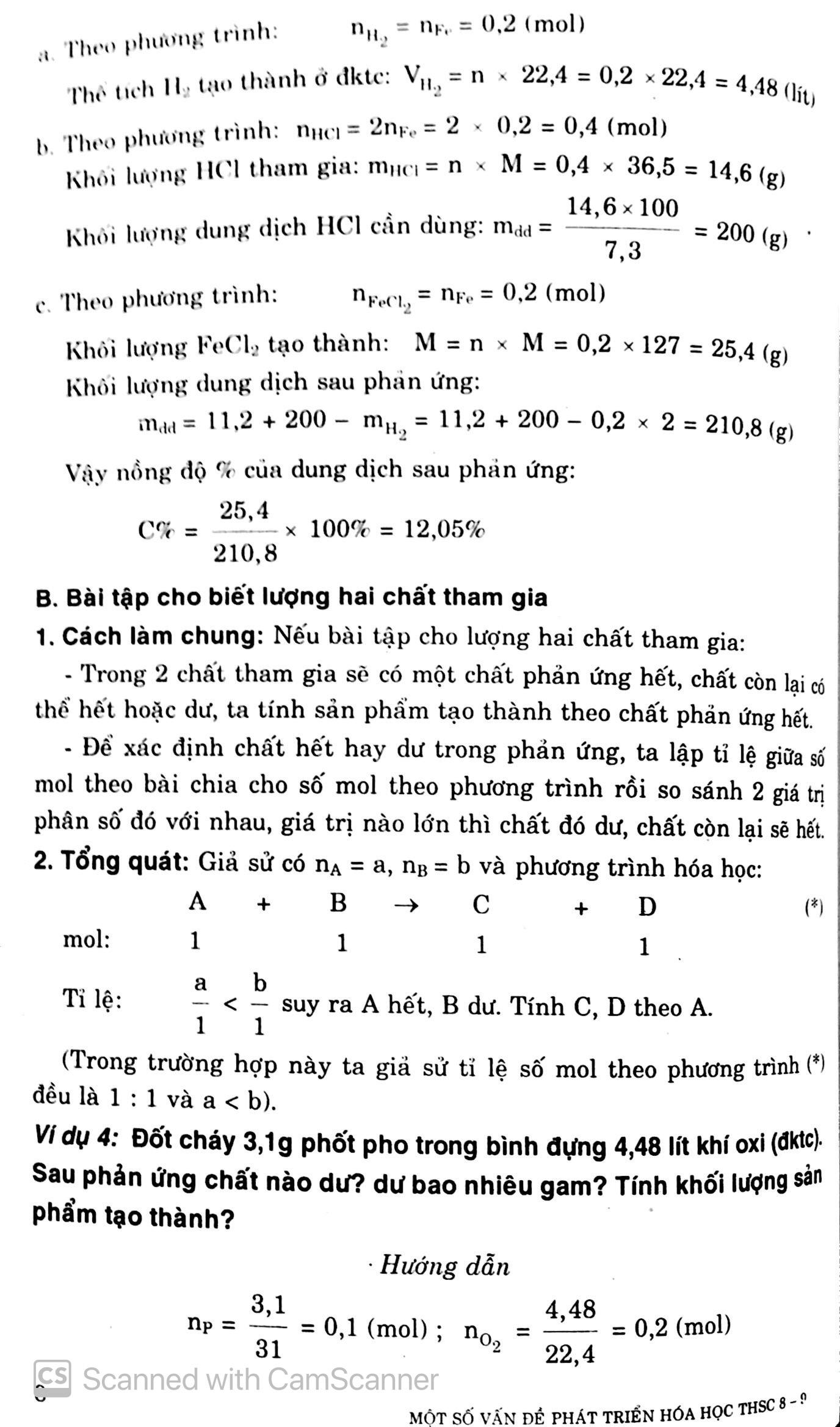 Một Số Vấn Đề Phát Triển Hóa Học Thcs 8-9 - ảnh 9