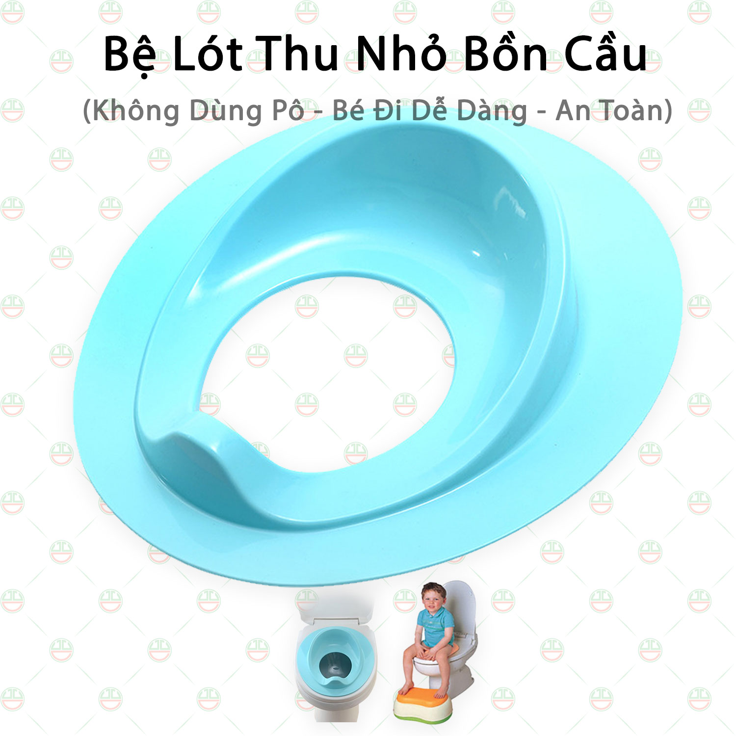 [Bé Tự Chủ] Bệ Lót Tấm Ngồi Thu Nhỏ Bồn Cầu Cho Trẻ Nhỏ KhoNCC Hàng Chính Hãng - KDHS-6369-BCCB (Nhiều Màu)