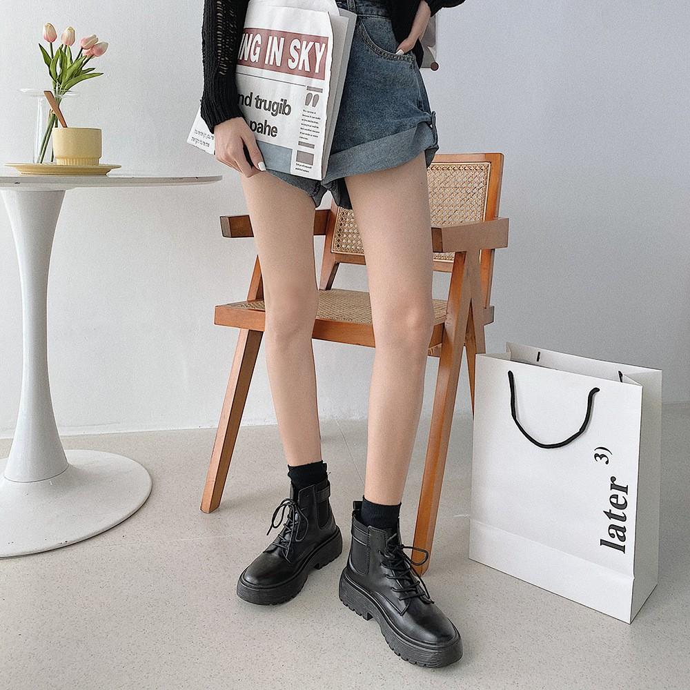 Giày Bốt Cổ Cao Thời Trang Cao Cấp Sành Điệu