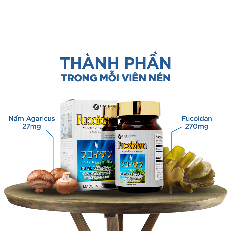 Viên uống hỗ trợ điều trị ung thư Fine Japan Fucoidan