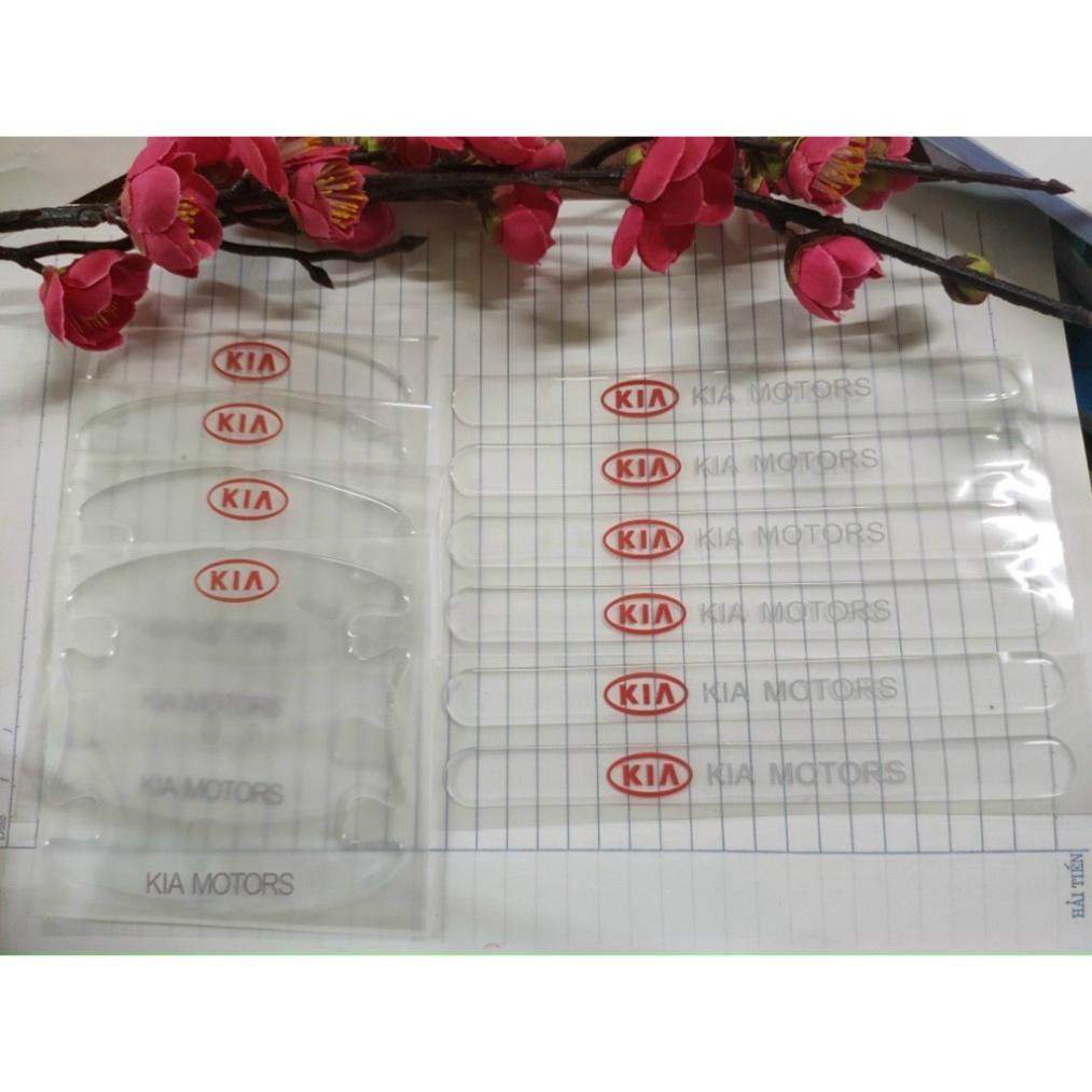 Bộ 10 Miếng dán Silicon chống xước hõm , tay nắm cửa ô tô H