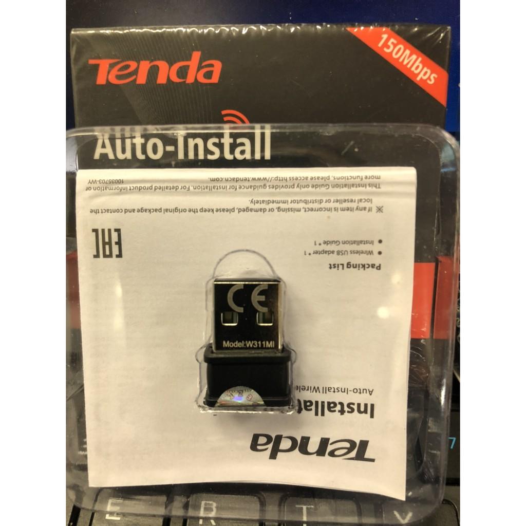 USB thu Wifi Tenda W311Mi Mini - Hàng Chính Hãng
