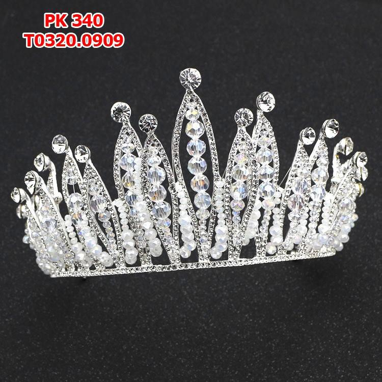 Vương miện cô dâu cao dáng thái cỡ lớn
