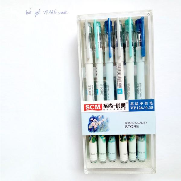 Combo 12 cây bút gel SCM VP126