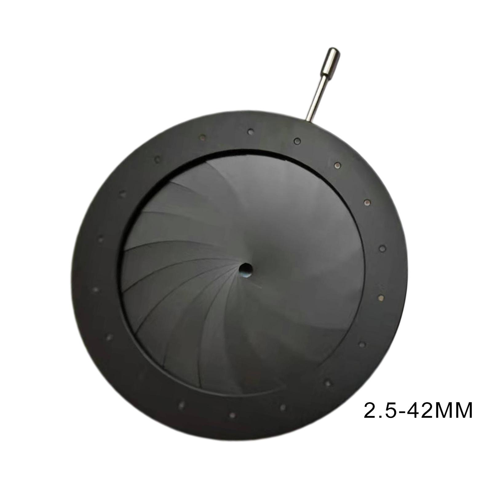 Replace Mechanical Iris Diaphragm 2mm Adjustable Optical Diaphragm Condenser Parts Optical Optical Diaphragm for Camera