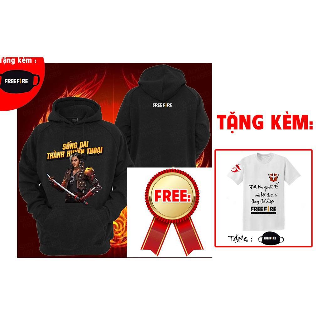 HOT SALE- Mẫu áo Hoodie in hình Free Fire - Hayato gá rẻ xả kho - Fan Game nào cũng nên có - hàng độc quyền