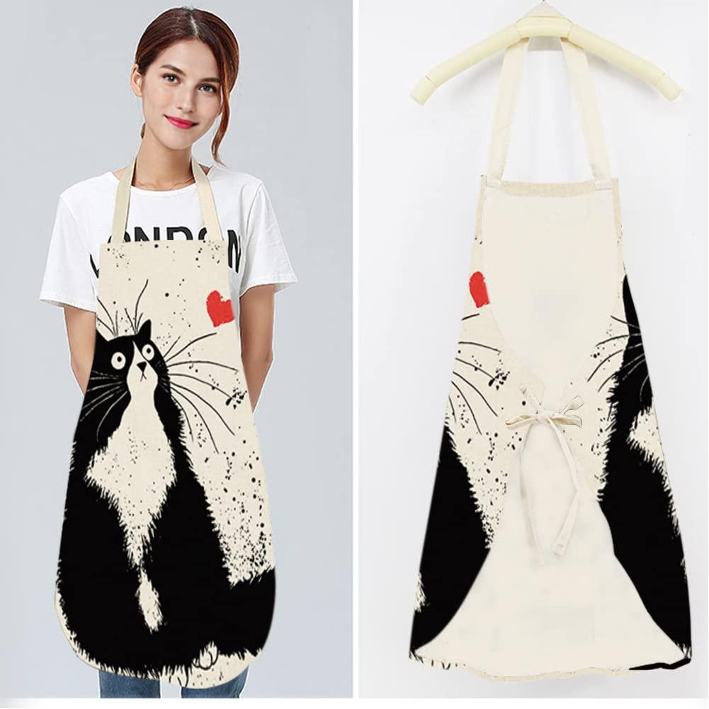 Phim hoạt hình dễ thương-Unisex Tạp dề nấu ăn Tạp dề