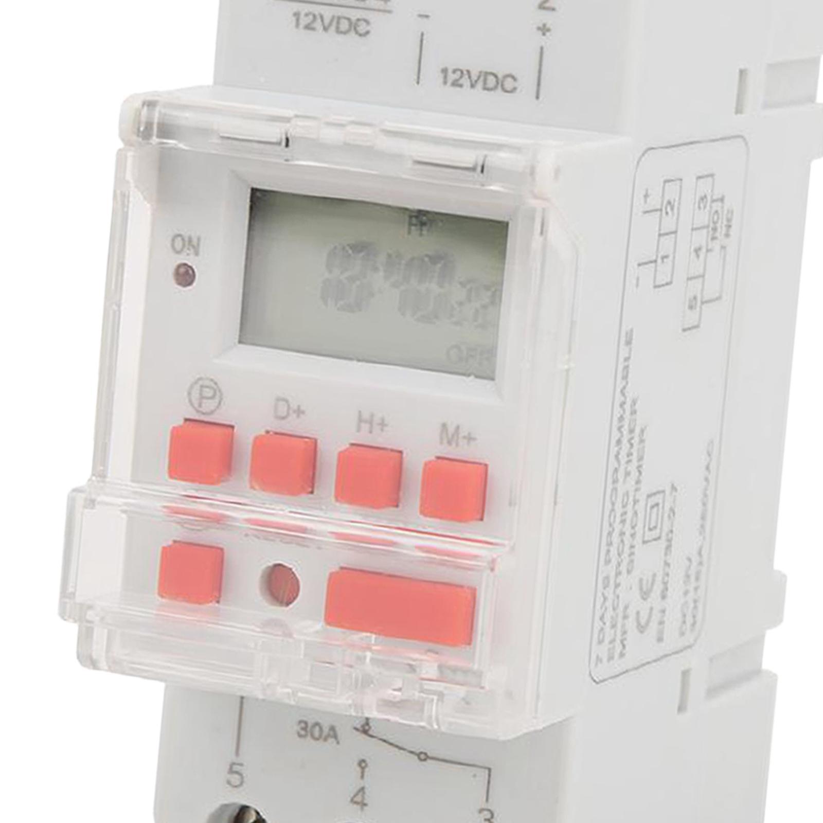 Timer din Rail 16 On Off Timer Settings for Fans Appliances