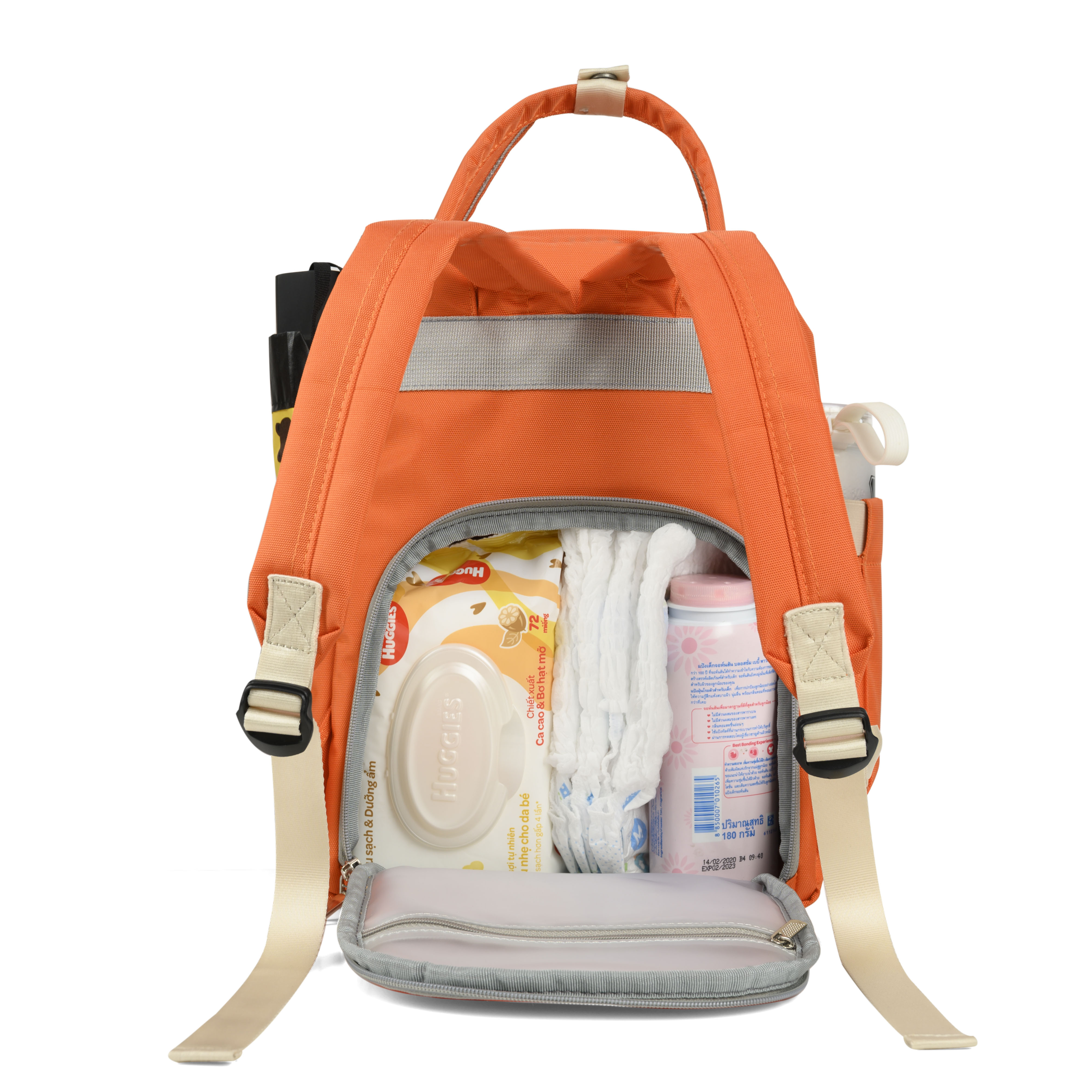 Balo Bỉm Sữa Giữ Nhiệt - Bảo Quản Bình Sữa ĐỒ TIỆN ÍCH Mommy Diaper Backpack - Ba Lô Mẹ Và Bé 12 Ngăn Đa Năng Đựng Đồ Tiện Lợi Chất Liệu Cao Cấp - 43x35x20 (cm