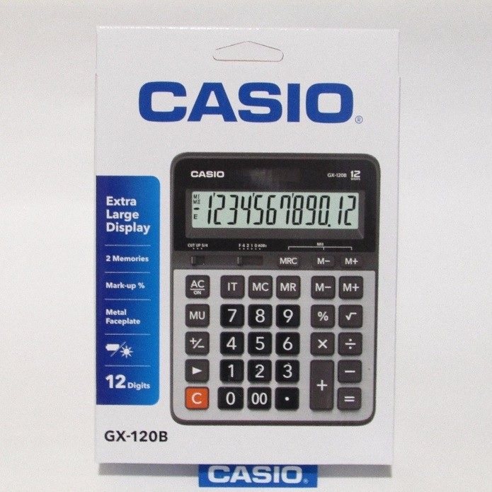 Máy tính Casio GX-120B, Bảo hành 7 năm - Hàng chính hãng Bitex