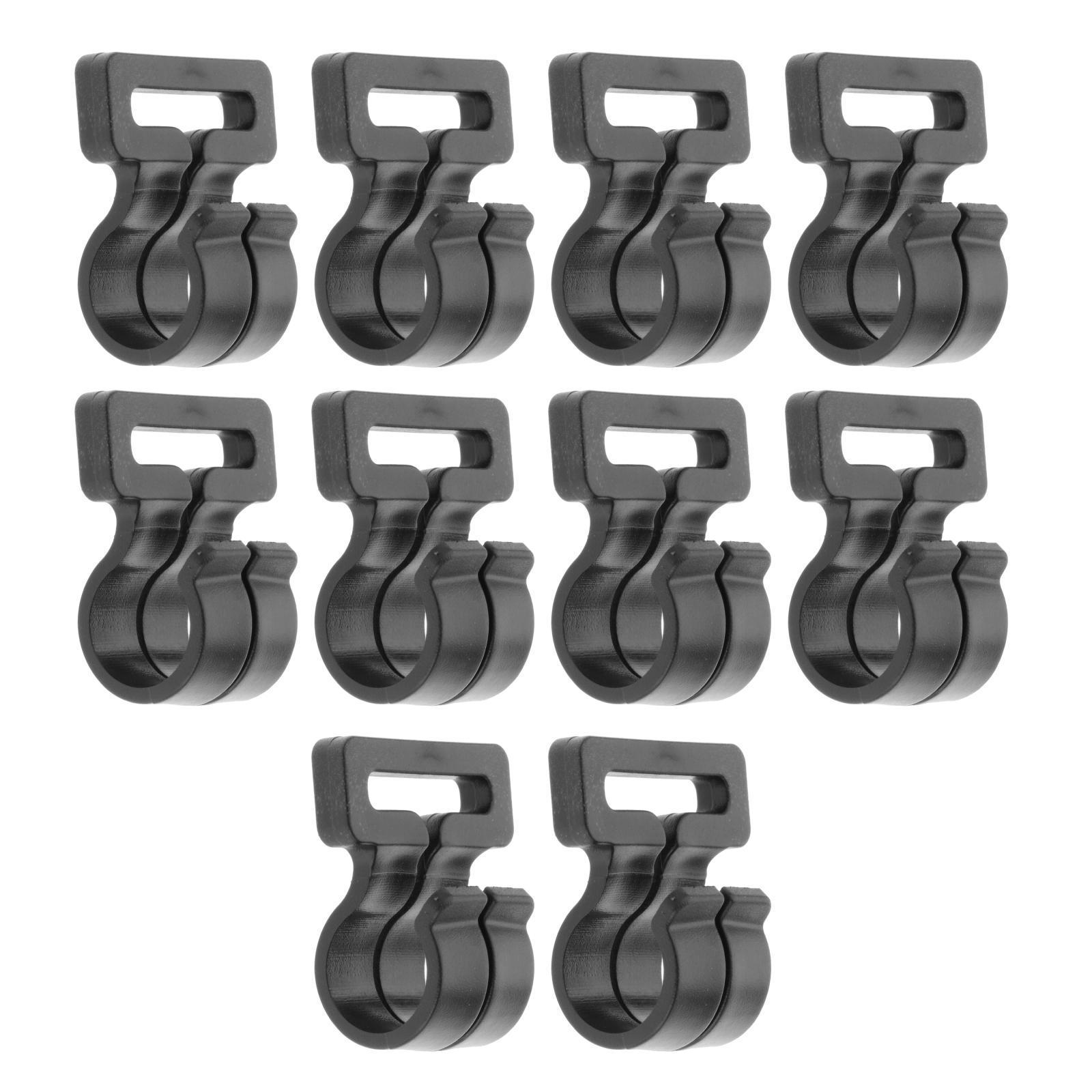 2-3pack 10x Camping Tent Pole Hook Awning Hooks Travel Nylon Set High Quality