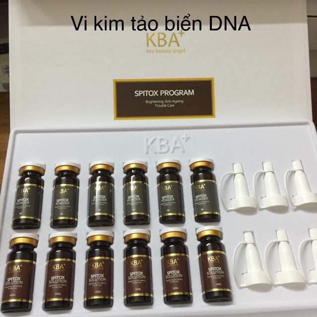 VI KIM NANO TẢO BIỂN DNA CÁ HỒI KBA -Lẻ 1 cặp, Trẻ hóa da: Tăng tuần hoàn, tăng hấp thu