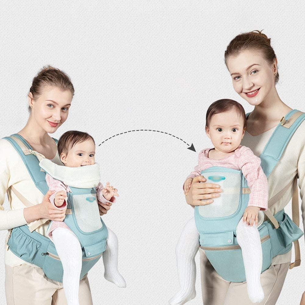 Đai Địu Em Bé Sơ Sinh Đa Chức Năng LQBaBy có đỡ cổ, đai điệu em bé thoáng khí 6 tư thế