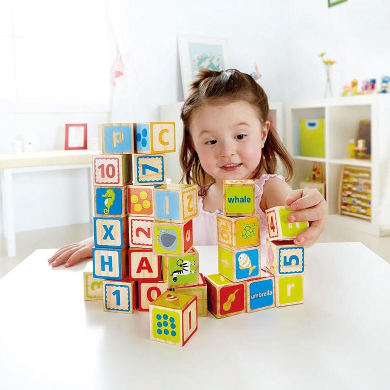 Đồ Chơi Hình Khối Hape ABC Blocks E0419A