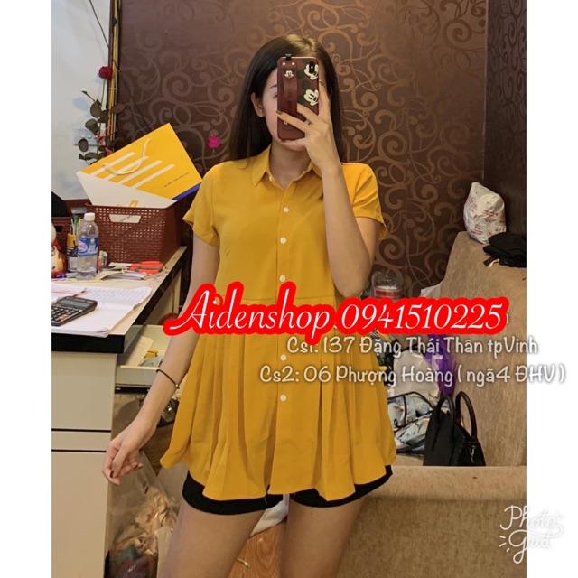 Áo bầu xinh công sở nhiều màu chất lụa cao cấp