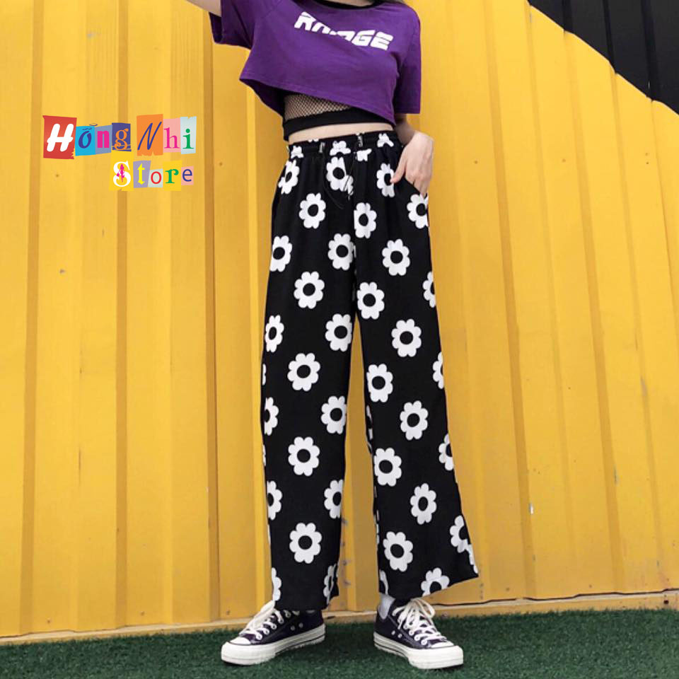 Quần Hoạt Hình Dài Ống Rộng Cartoon Pant Oversize Ulzzang Unisex - MM