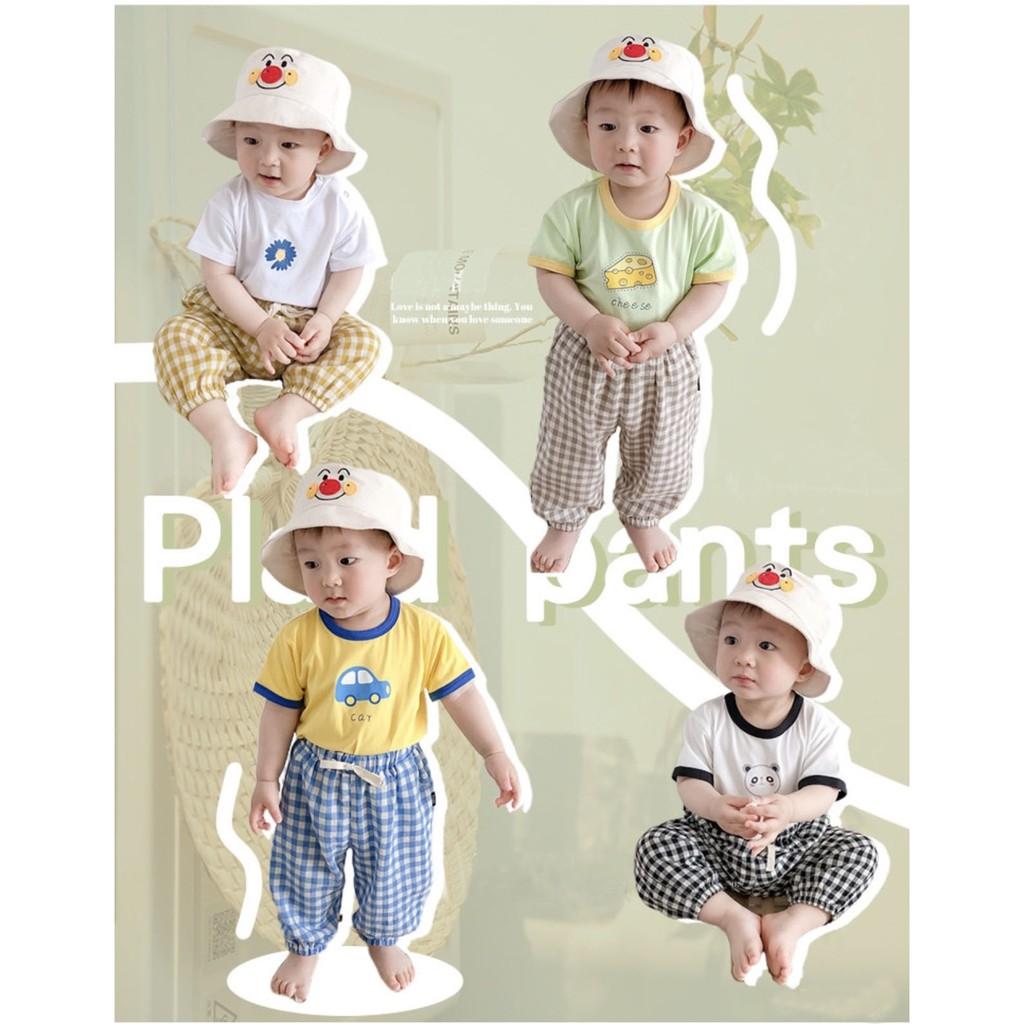 Quần Dài Caro Hàng Minky Mom Cực Đẹp Cho Bé_Super (7-19kg)(1310)