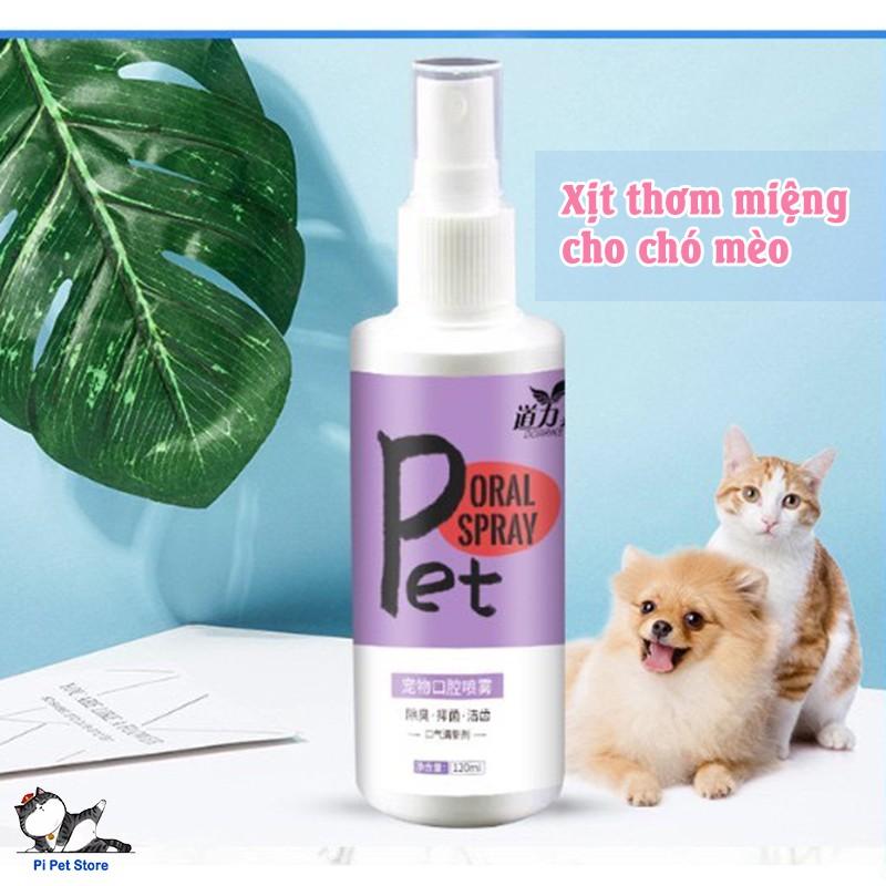 Xịt thơm miệng cho chó mèo