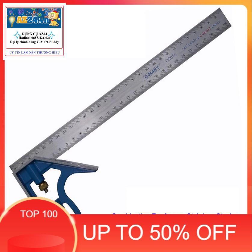 Thước đo góc tổng hợp 300mm/12″ D0016-12 C-MART RẺ NHẤT THỊ TRƯỜNG