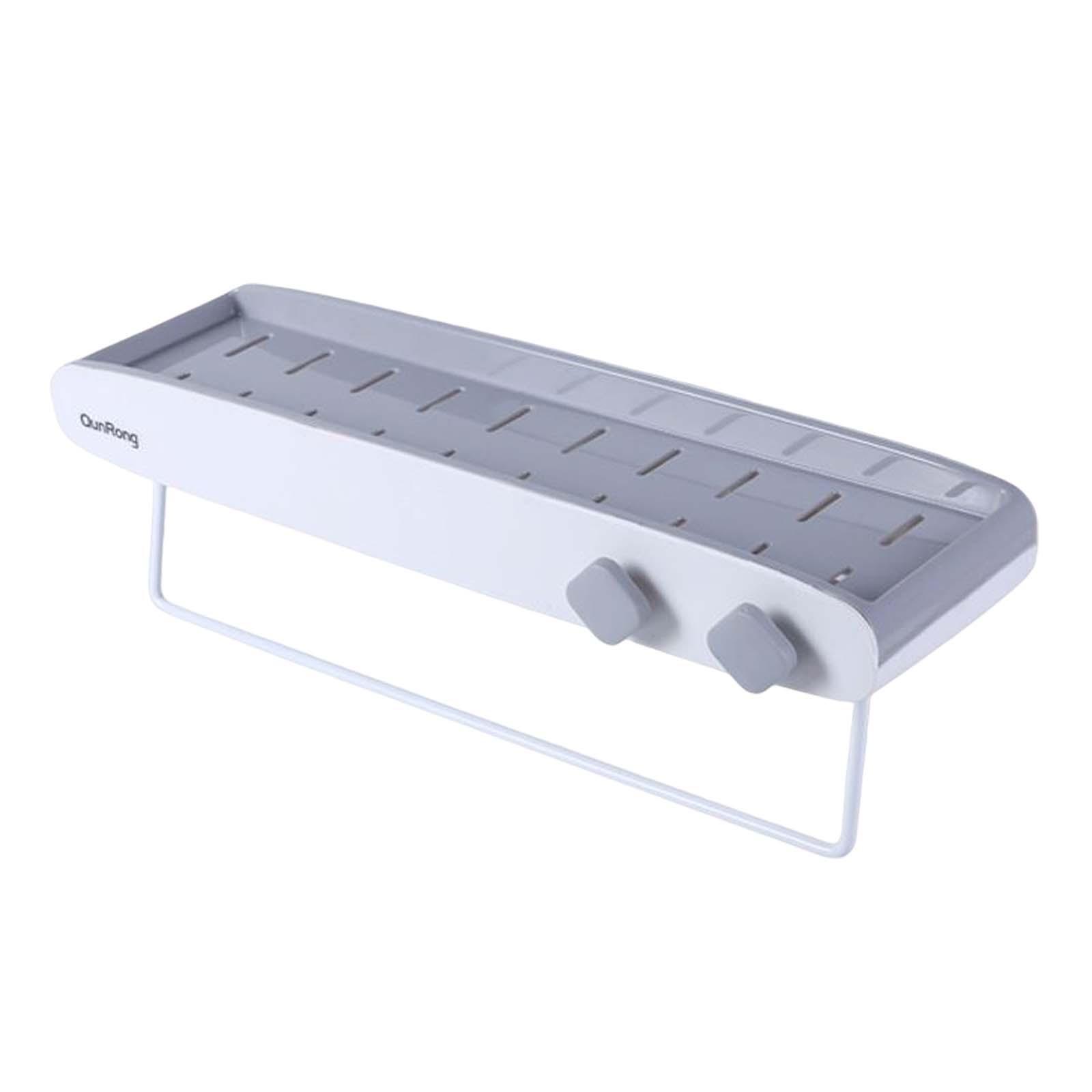 Shower Caddy Shelf Wall Mounted Storage Rack Organizer bathroom