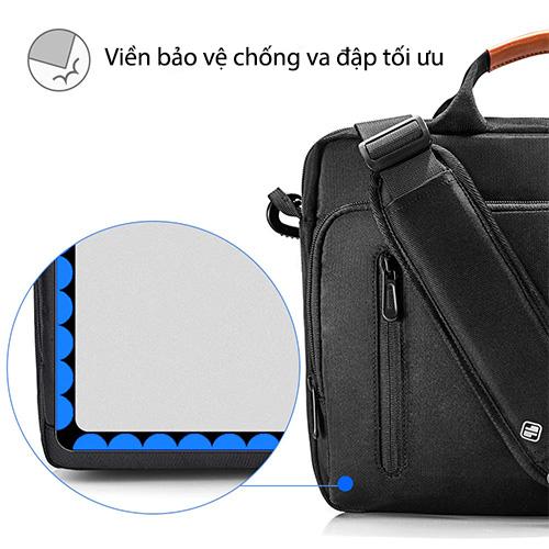 TÚI XÁCH TOMTOC (USA) BRIEFCASE PREMIUM DÀNH CHO MACBOOK 13″14″,bảo vệ hoàn hảo chống va đập và trầy xước - HÀNG CHÍNH HÃNG