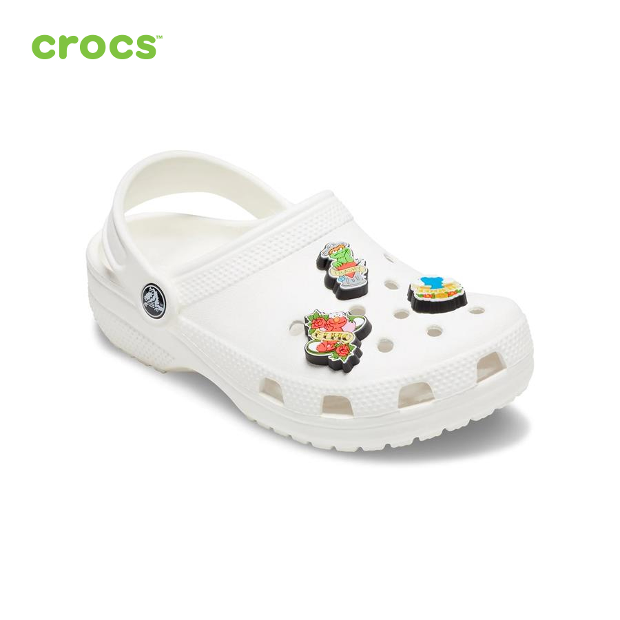 Huy hiệu jibbitz unisex Crocs JB Sesame Street