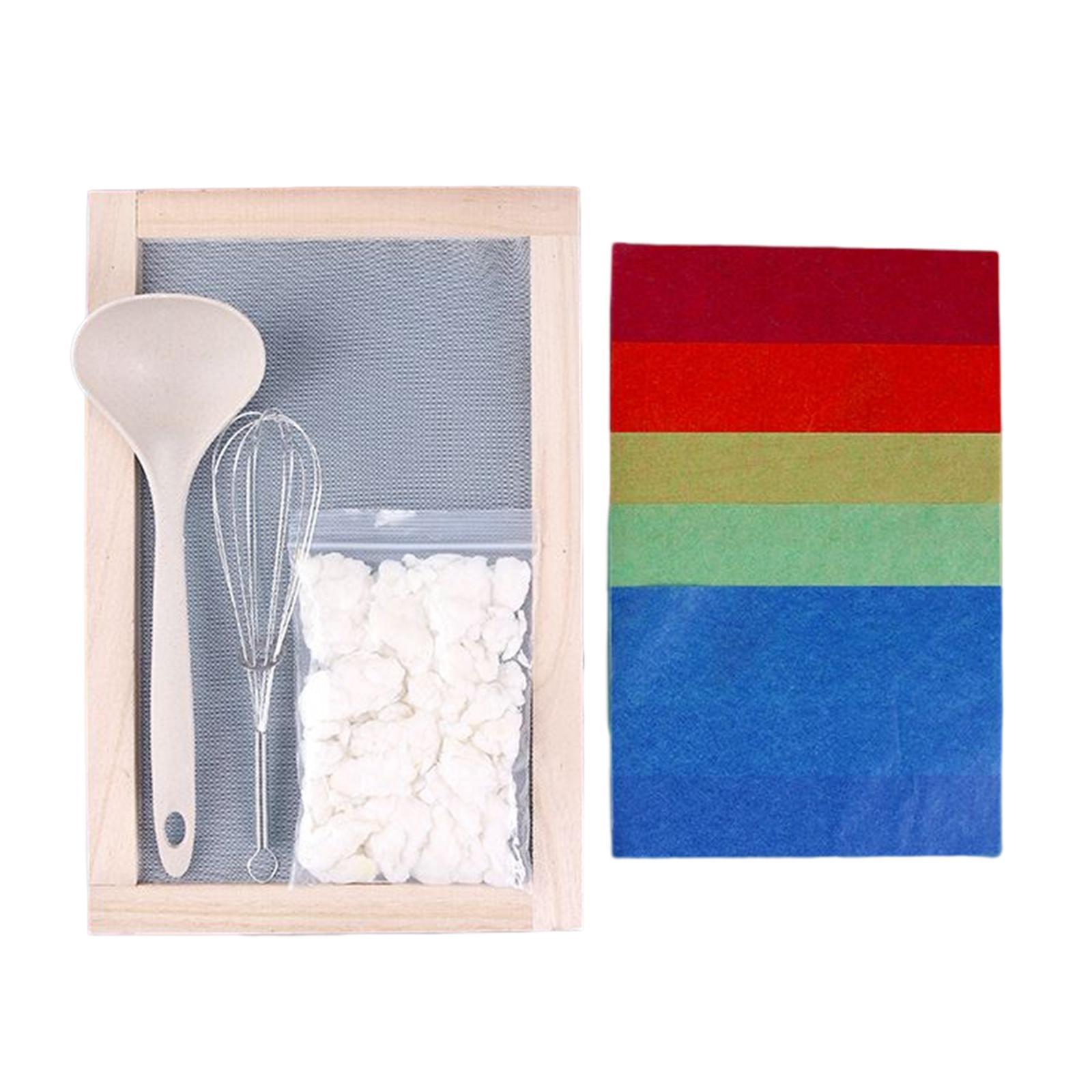 Wooden Paper Making Screen Handmade Paper Making Model Set for Kids Children