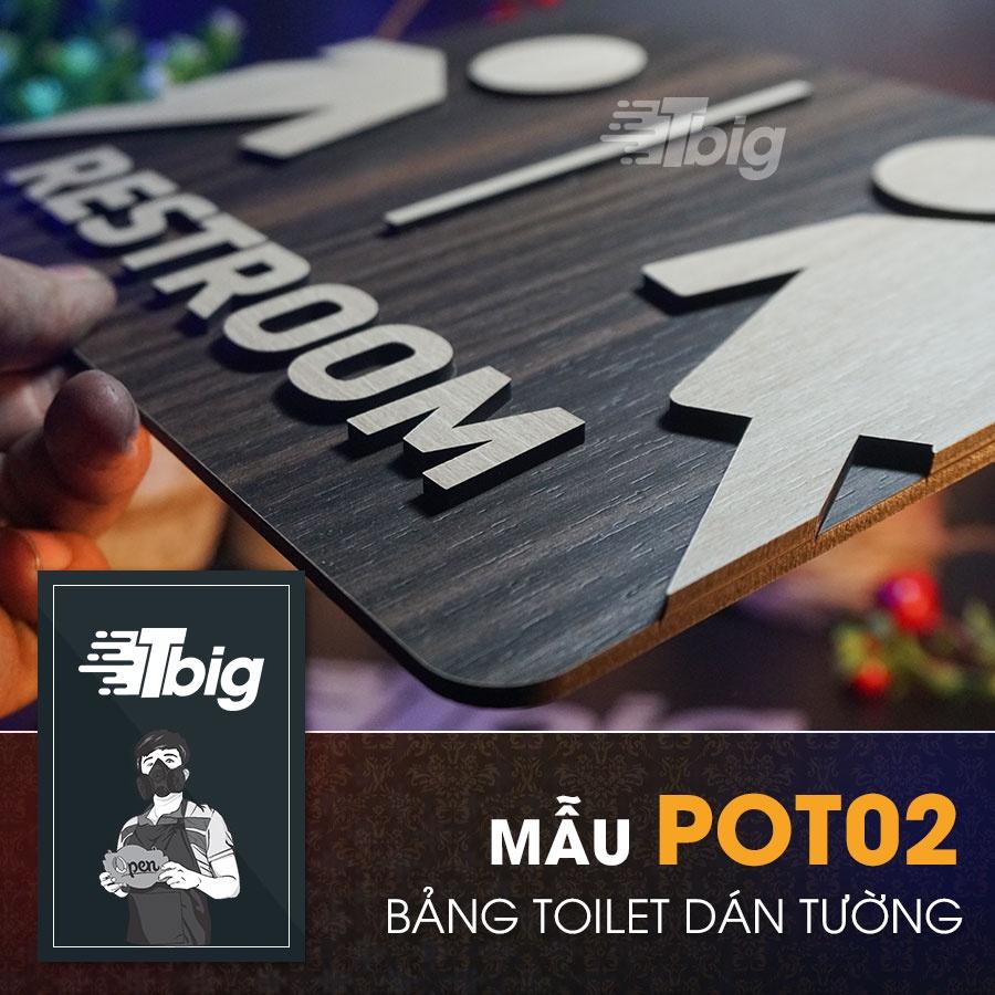 Bảng toilet gỗ dán cửa phòng vệ sinh Đẹp - Rẻ - Chất lượng