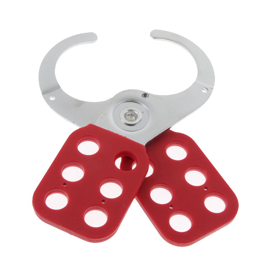 Bền Khóa Khóa Tagout Chốt Bấm, PA Thép Bọc Chốt Bấm, 1-1/2 Năm. Hàm Thông, An Toàn