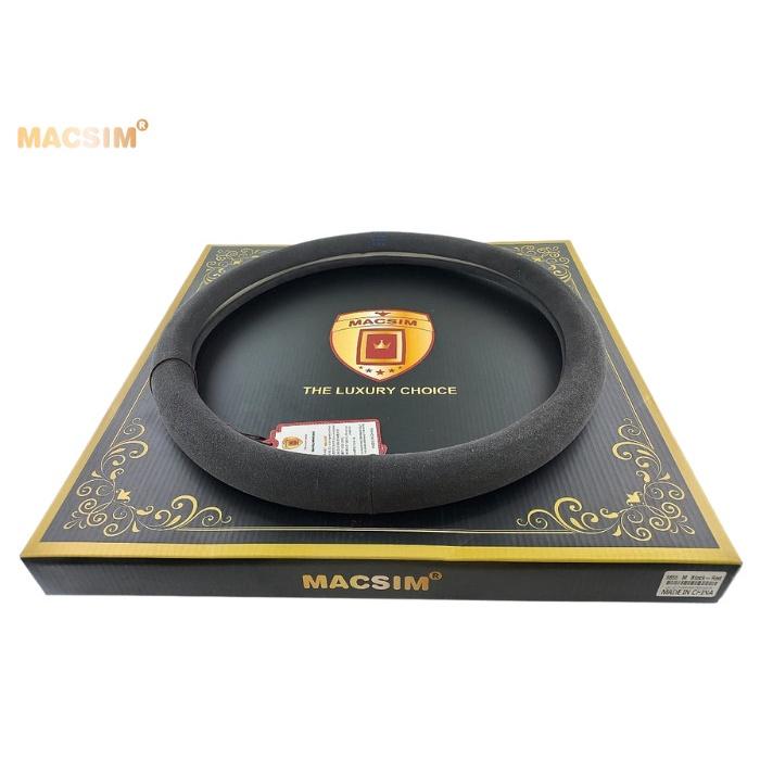 Bọc vô lăng cao cấp Macsim mã 8855 màu đen đỏ, đen xanh
