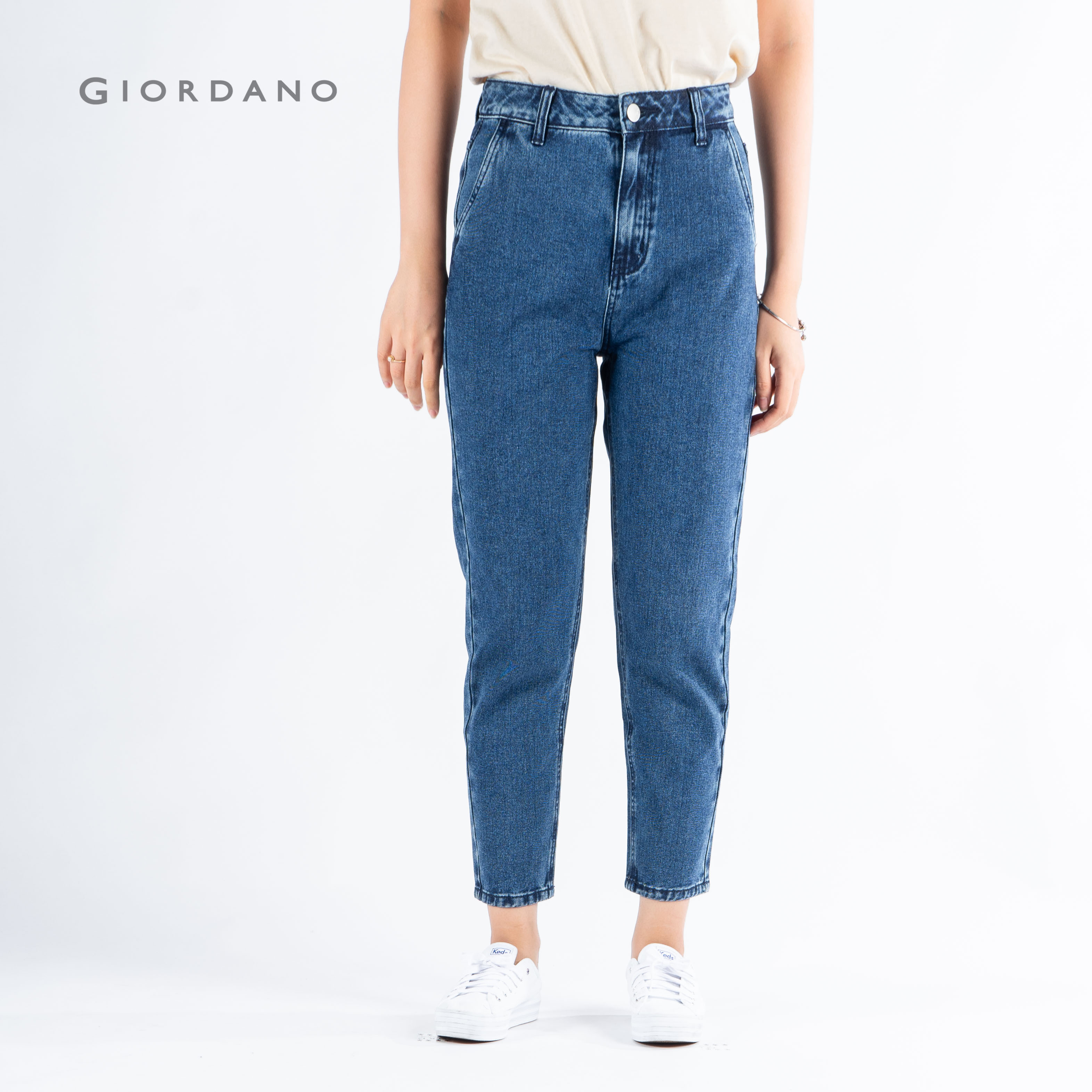 Quần Dài Nữ Giordano Jeans Ankle Length 05420309