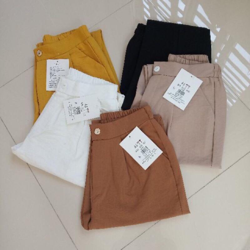️Quần Baggy Đũi Khuy Chun Sau Siêu Mát
