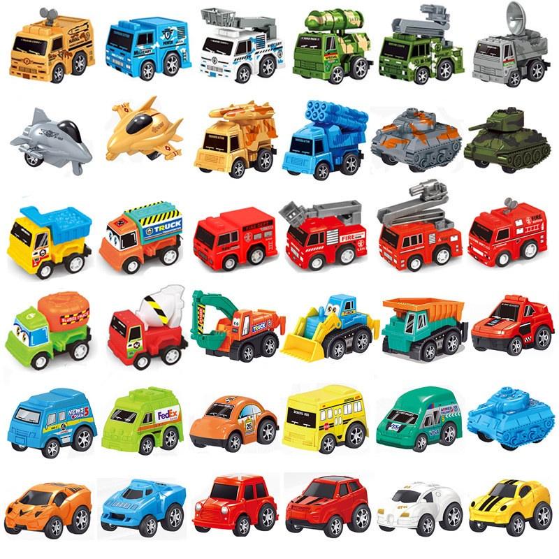 Xe ô tô đồ chơi mini, ô tô đồ chơi giá rẻ cho bé, có dây cót chạy nhỏ nhắn xinh xắn tổng hợp rất nhiều loại xe khác nhau