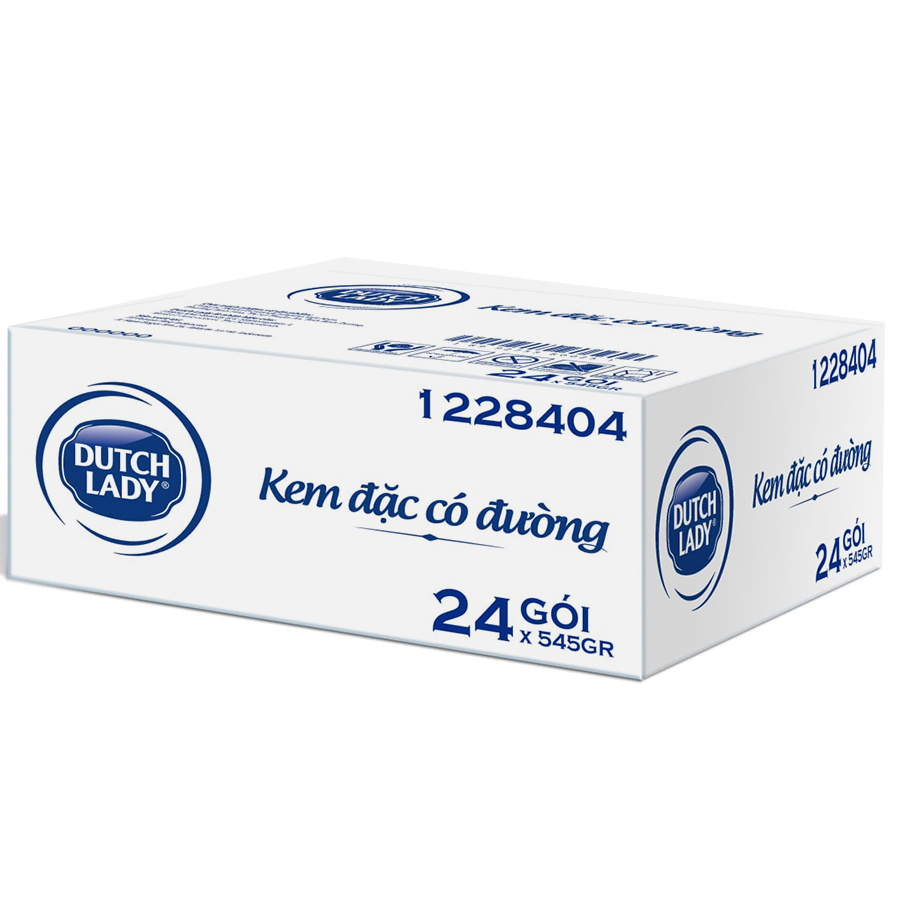 Thùng 24 túi kem đặc có đường Dutch Lady (24 túi x 545g)