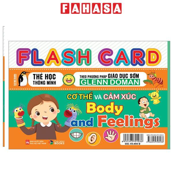 Sách - Flash Card - Thẻ Học Thông Minh Theo Phương Pháp Giáo Dục Sớm Glenn Doman - Cơ Thể Và Cảm Xúc - Body And Feelings