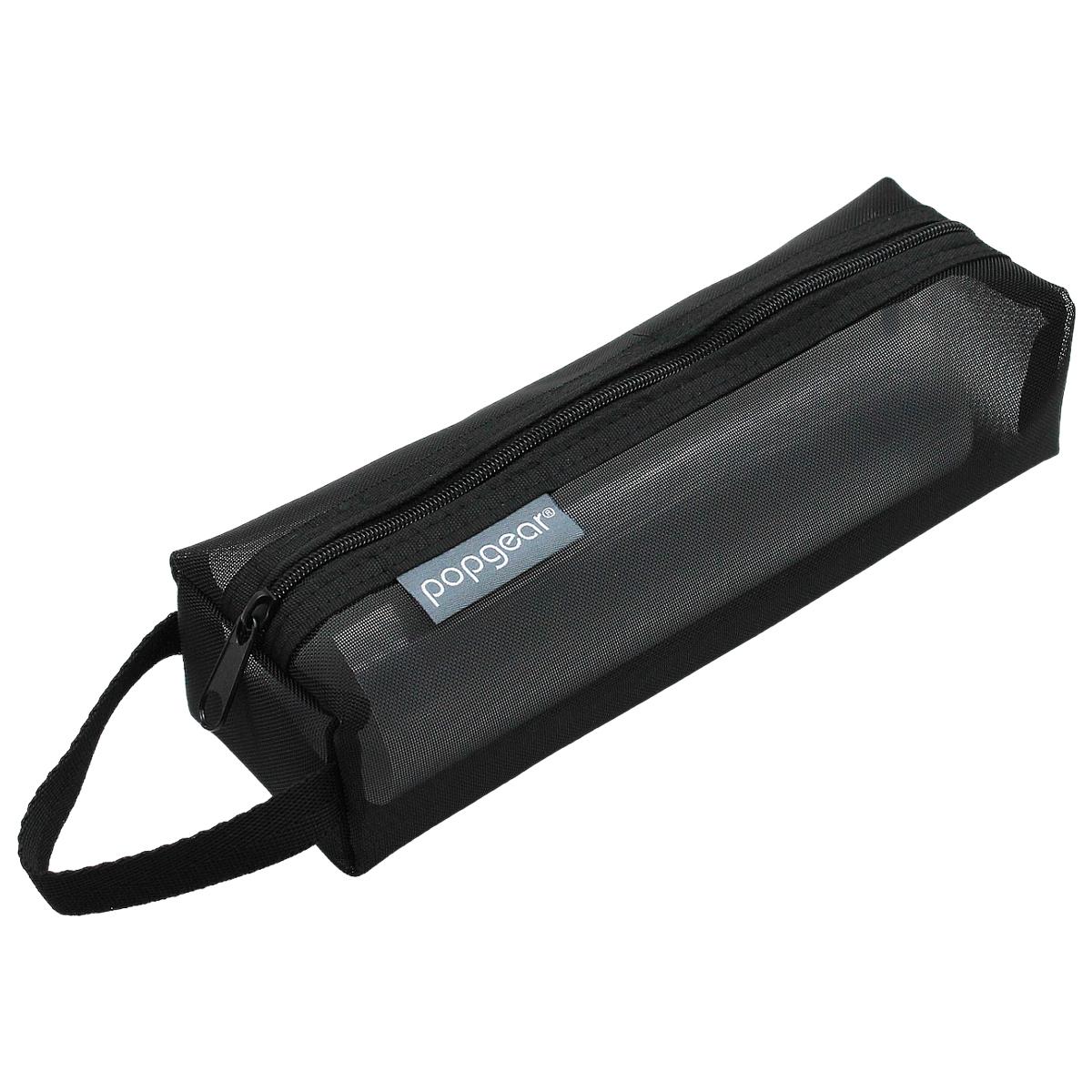 Bóp Viết Lưới Vuông - popgear 81222 - Màu Đen