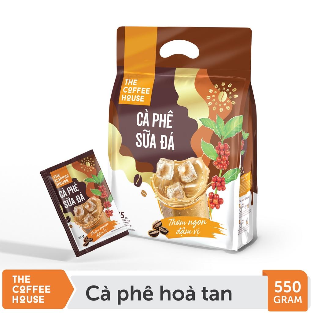 Cà phê sữa đá hòa tan The Coffee House (25 gói x 22g)