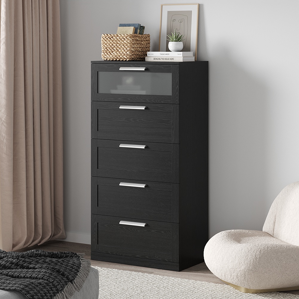 KALUA, Tủ đựng đồ dùng tân cổ điển 5 ngăn kéo DRA_135, 78x46x153cm