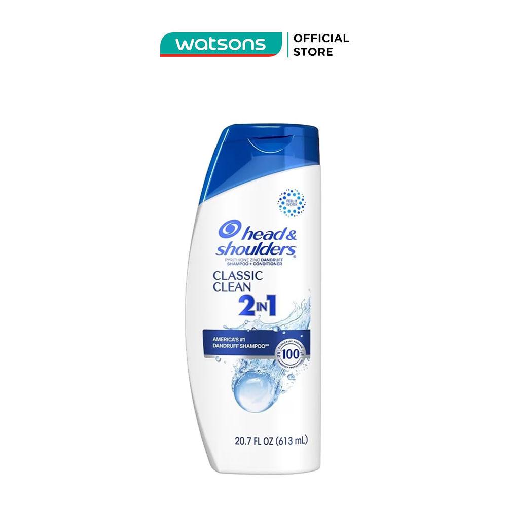 Dầu Gội Và Xả Head&amp;Shoulders Classic Clean 2in1 613ml