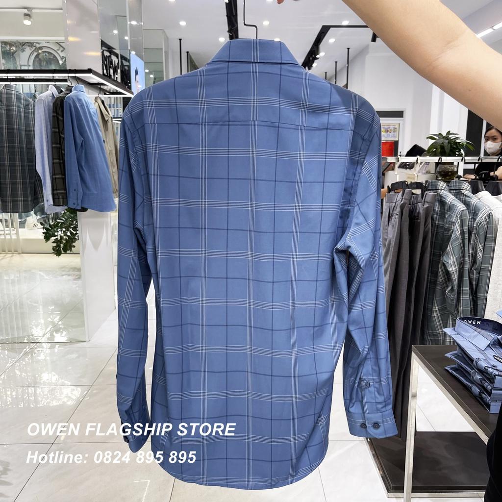 Áo Sơ mi Owen nam dài tay dáng Regular mềm mịn mát Mã AR220814DT