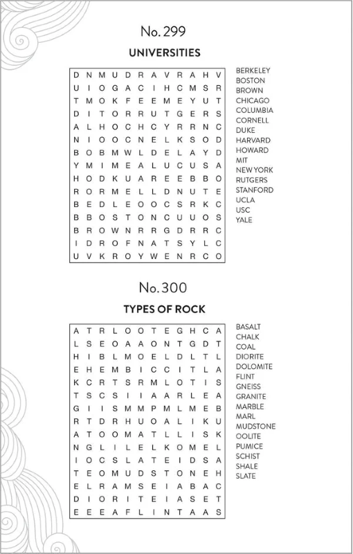 Sách Mindful 600 Puzzles - Word Search - Pink Ombre