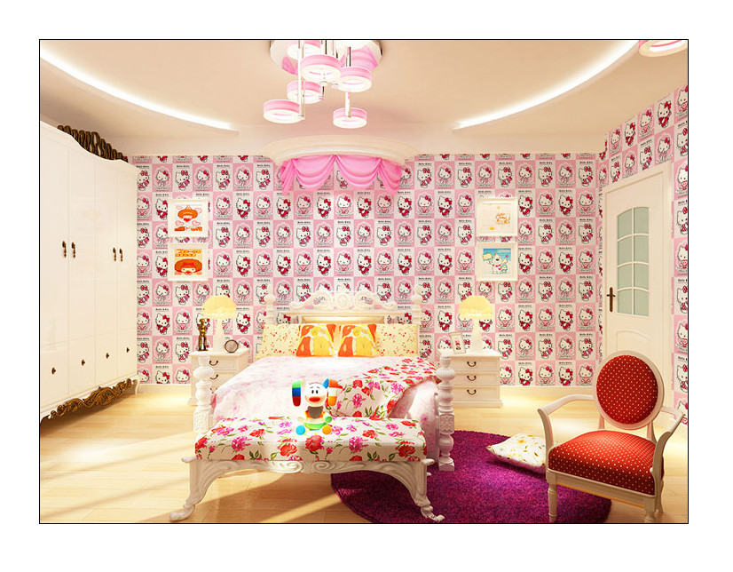 Cuộn 5 Mét Decal Giấy Dán Tường Bộ Sưu Tập Kitty