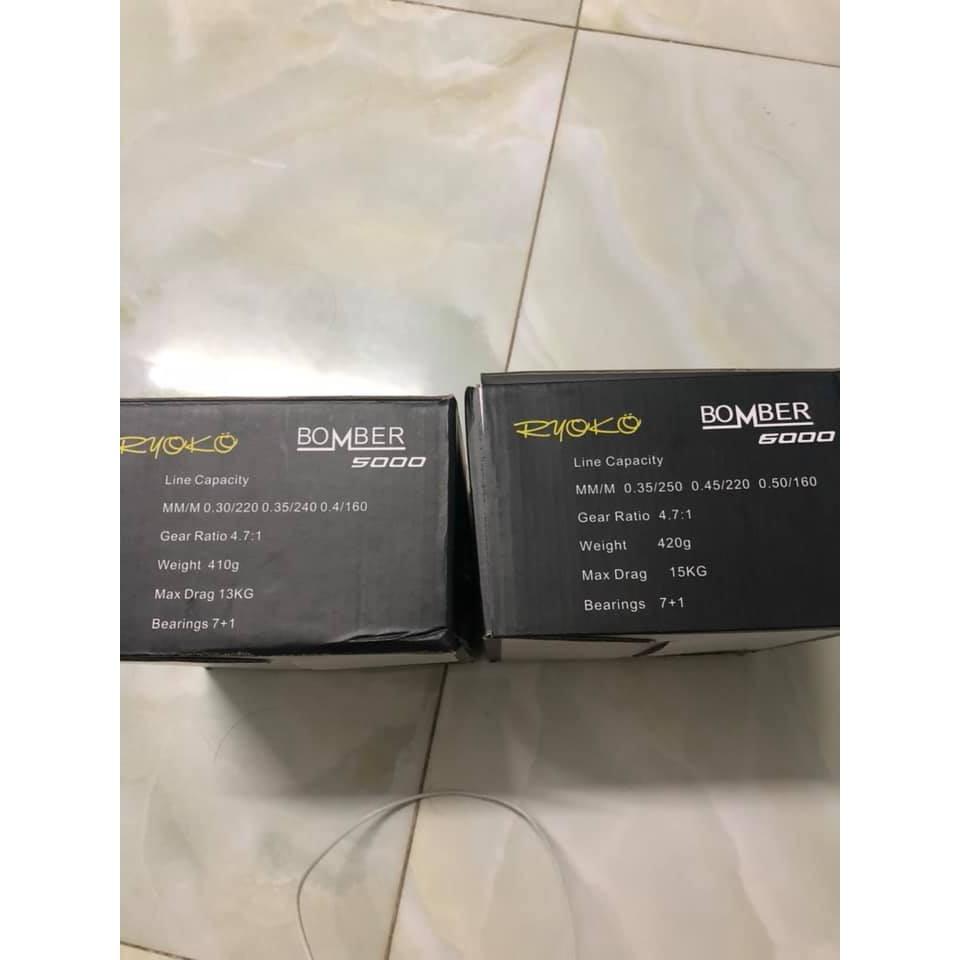 Máy câu RYOKO BOMBER 5000-6000 made in Thái lan