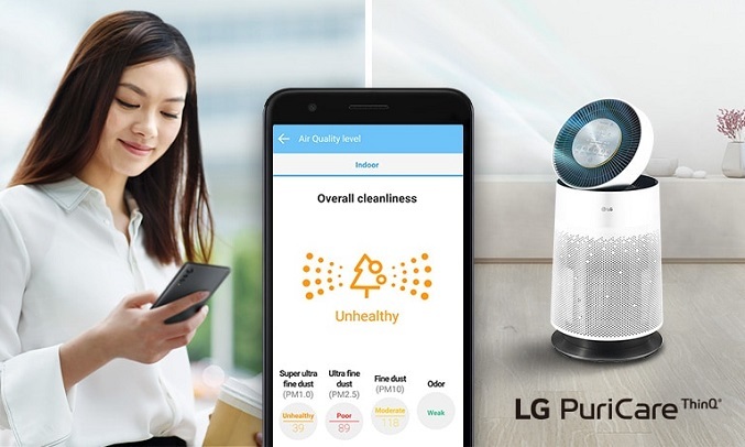 Máy lọc không khí LG PuriCare AS65GDWH0 - LG ThinQ