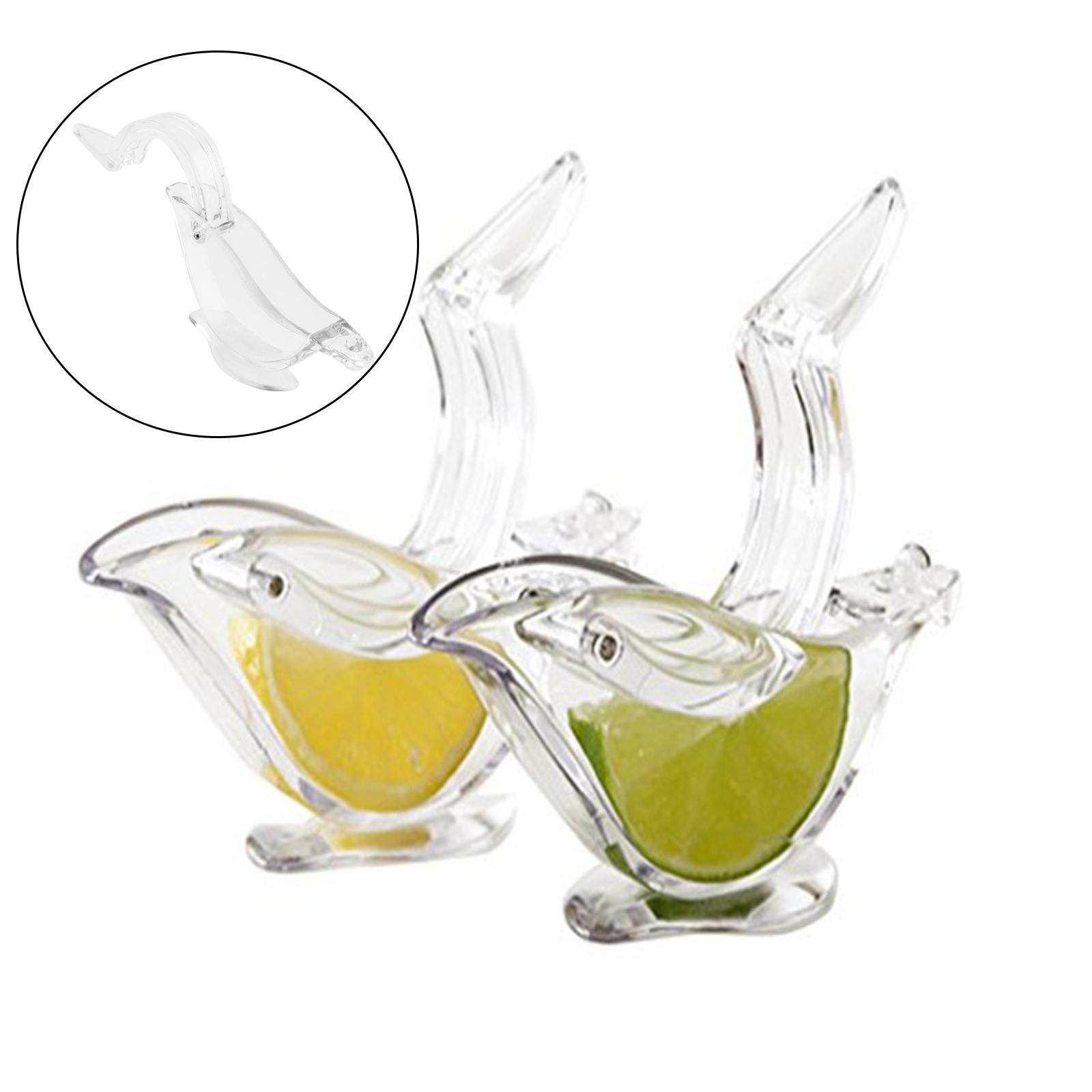 Manual Lemon Squeezer Easy to Clean Transparent Handheld for Fruit Lemon Bar