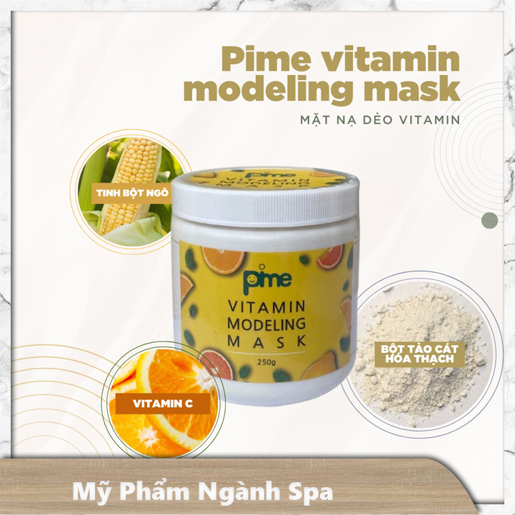 MẶT NẠ DẺO TRẮNG DA ỨC CHẾ NÁM VITAMIN PIME MODELING MASK 250g