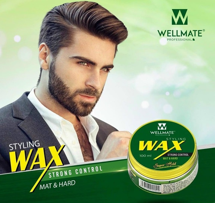 Wax Tóc Nam Wellmate Styling Strong (Tem Xanh) 100ml