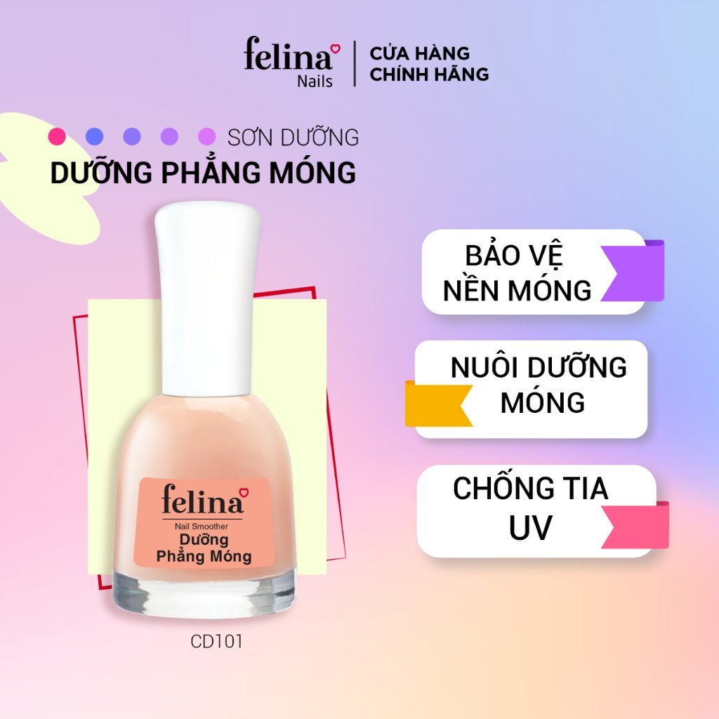 Sơn dưỡng phẳng móng Felina_CD101