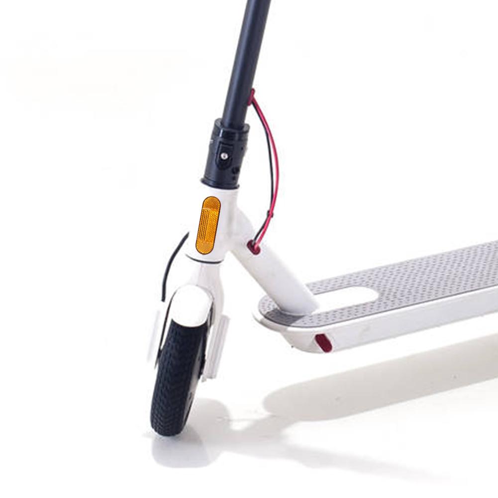 An toàn mặt trước cơ bụng phản xạ ống cảnh báo đêm cho Xiaomi Mi điện điện 1S Pro Pro2 M365 Phụ kiện Color: 4Pcs