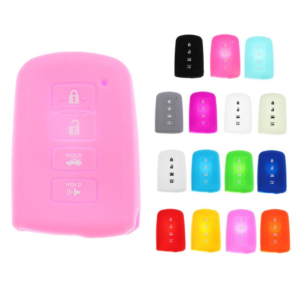 Silicone Car Key Shell Fob Case Cover for   RAV-4